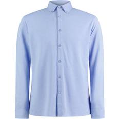 Kustom Kit Pique Formal Shirt Light Blue