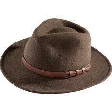 Alan Paine Mens 2023 Richmond Felt Hat Brown