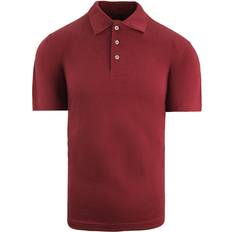 Dickies Man Polo's Dickies Mens Burgundy Polo Shirt Cotton