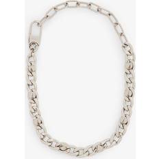 Vitaly Mens Stainless Steel Frenzy Recycled-stainless Steel Necklace 30CM