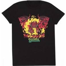 Vaatteet Dungeons & Dragons Dungeons & Dragons Unisex Adult Red Dragon T-Shirt Black