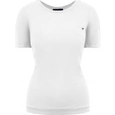 Champion Tops Champion Logo Womens White T-Shirt Cotton