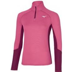 Mizuno Dryaeroflow LS Tea T-shirt - Magenta Haze