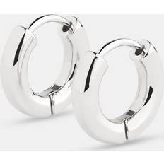 Women's Classic Huggie Hoop Silver