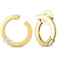 Roberto Coin Love Verona 18ct Yellow Gold Diamond Earrings