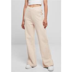 Urban Classics Rosa Byxor & Shorts Urban Classics Dam Dam tung Terry Garment Dye Slit Pants, ROSA