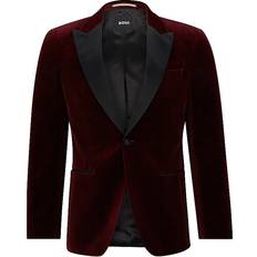 Rot Jacketts BOSS Herren Smoking-Sakko H-HUTSON-TUX-231 bordeaux