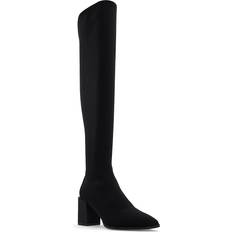 Aldo Black High Boots Aldo Joann OvertheKnee Boot Women's Black Boots