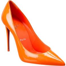 Orange - Women Heels & Pumps Christian Louboutin Orange Kate Heels O285 Fluo Orange/Lin IT