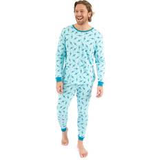 Fabric Sleepwear Leveret Mens Two Piece Cotton Pajamas Sharks