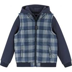 Checkered Vests Andy & Evan Hoodie Vest Combo Jacket