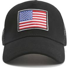 Clothing JupiterGear American Flag Trucker Hat with Adjustable Strap