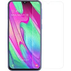 MAULUND Samsung Galaxy A40 Protective Glass Case Friendly Screen Protector Transparent