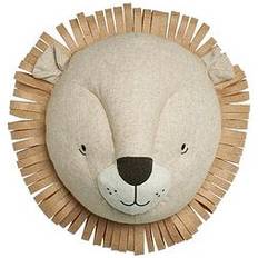 Mamas & Papas Head Wall Art Born to Wild Lion, Sand