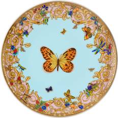 Versace Dessertborden Versace Blue Rosenthal 'Le Jardin' Bread Dessert Plate 17cm