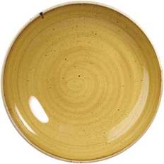 Jaune Assiettes à Dessert Churchill Stonecast Round Coupe Seed Dessert Plate 16.5cm