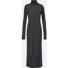 Polo - Women Dresses Polo Ralph Lauren Wool-blend turtleneck midi dress grey