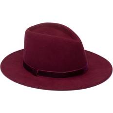 Velvet Hats Eugenia Kim Blaine Bordeaux Caps Burgundy One