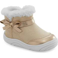 Stride Rite Boots Children's Shoes Stride Rite Kids' Zina Boot Baby/Toddler Boots Champagne 3.0