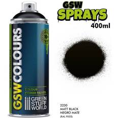Målarfärg Green Stuff World Spray Primer Colour Schwarz