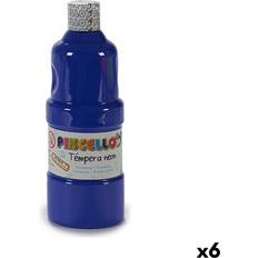 Lila Akvarellfärger Pincello Gouache Neon Purpur 400 ml 6 antal