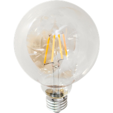 Ljuskällor Jotex Filament dekorationslampa LED dimbar glob E27 4W ø 95 mm amber