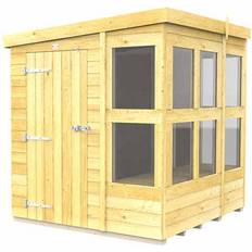 Outbuildings 6ft 6ft Pent Potting Shed Wood (Building Area )