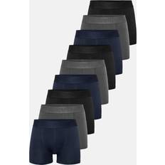 Resteröds Multifärgade Kläder Resteröds Bambu, Boxer "Gunnar" 9-pack, Multifärg med grå