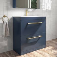 Ashford 800mm Blue Vanity Unit