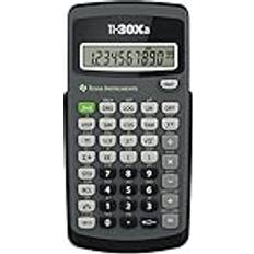 Calculators Texas Instruments TI-30XA Schulrechner Einzeiliges, 10-stelliges Display, Batteriebetrieb Grau Schwarz