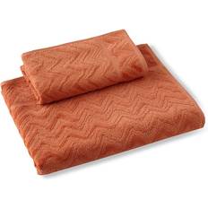 Orange Bath Towels Missoni Home Rex 2Pc Bath Towel Orange