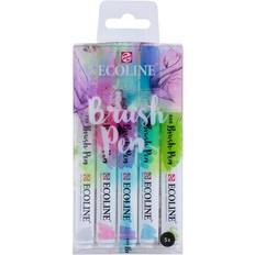 Hobbymateriale Ecoline Brush Pen Set Pastel 5-pack