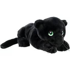 Keel Toys eco Black Panther Soft Plush Wild Animal Jungle Cat 25cm