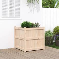 Pots, Plants & Cultivation vidaXL Garden Planter Flower Pot Outdoor Planter Box Plant Pot Pine