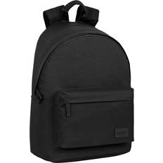 Svarte Skolesekker Safta School Bag 31 x 41 x 16 cm Black