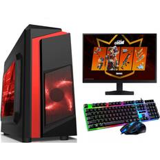 FCS Gaming PC Computer Bundle Quad Core 1TB