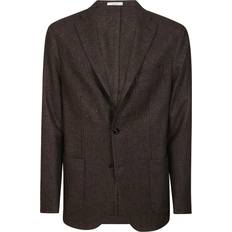 Kasjmir Dressjakker Boglioli Jacket Prince Of Wales Check Blazer Brown Brun