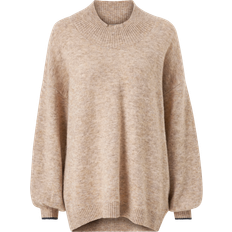 Co'Couture co’couture Tröja coZycc Maxi Knit Brun