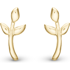 Smykker Christina Christina Øreringe Laurel Leafs, Goldpl Silver