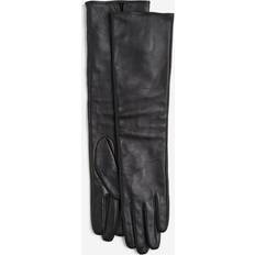 H&M Ladies Black Long leather gloves