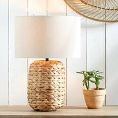 Pacific Lifestyle Zadi 50cm Natural Plaited Table Lamp