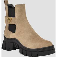 Guess Women Chelsea Boots Guess Hensly Triangle Chelsea Bootie Brown