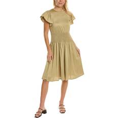 Rebecca Taylor Flutter Sleeve Dress