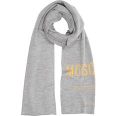 Gold - Unisex Scarfs Moschino Wollschal Grey, Einheitsgröße