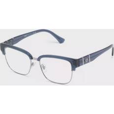 Versace Blue Glasses Versace Man Blue Transparent Blue Transparent