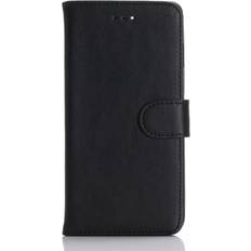MAULUND iPhone 8 Plus 7 Plus Wallet Læder Etui m. Pung Sort