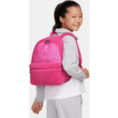 School Bags Nike Kids' Brasilia JDI Mini Sherpa Backpack, Boys' Laser Fuchsia/Plyful Pink Holiday Gift