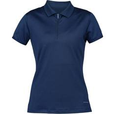 Fabric - Women Polo Shirts Aubrion Ladies Poise Tech Polo Shirt Navy