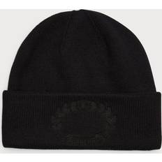 Burberry Beanies Burberry Ghost Crest Cashmere Beanie BLACK