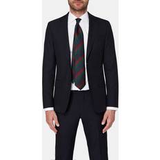 Oscar Jacobson Blazers Oscar Jacobson Edmund Wool Blazer - Navy